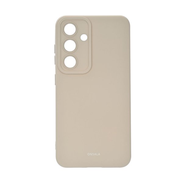 Onsala Samsung Galaxy S25 Kuori Silikonituntu Betoni