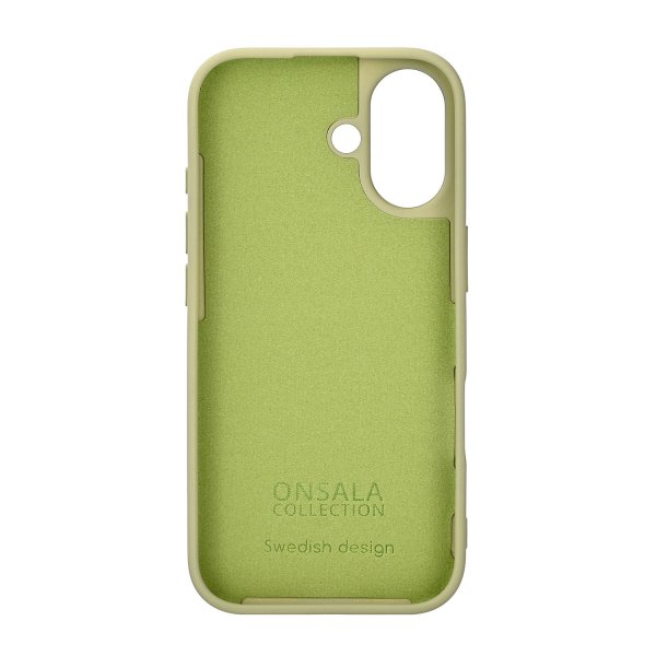 Onsala iPhone 17 -kuori Silikonituntuma Limenä