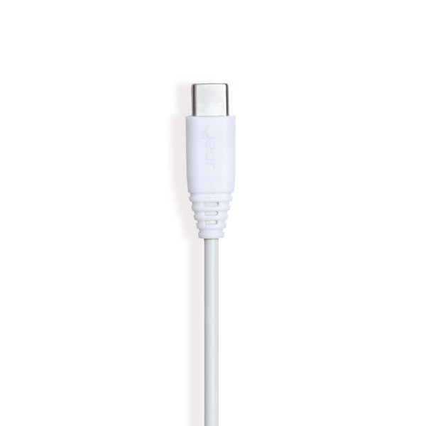 Gear latauskaapeli USB-A–USB-C 1 m, valkoinen