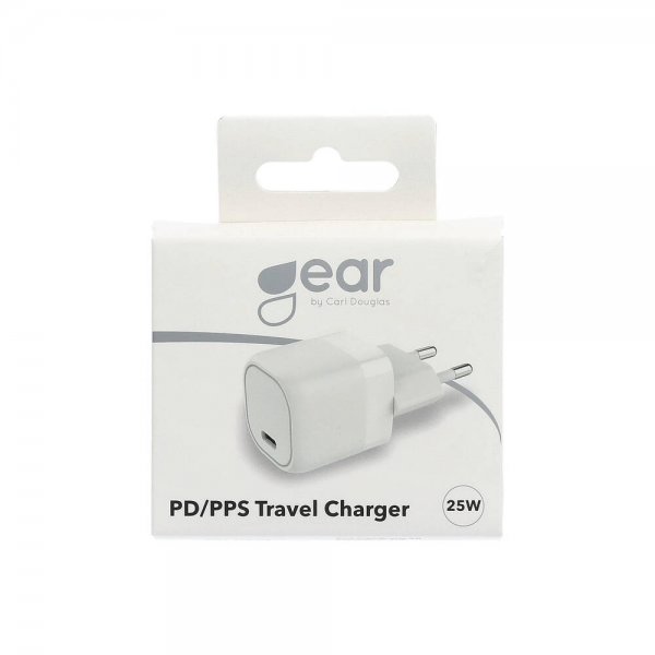 Gear Laturi 1xUSB-C PD/PPS 25W Valkoinen