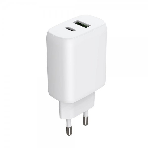 Gear Laturi PD/PPS Travel Charger 30W + QC 18W Valkoinen