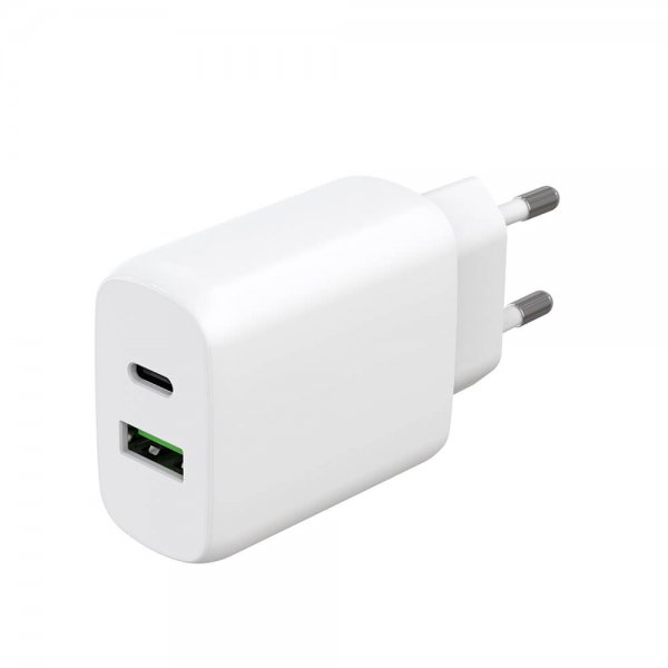 Gear Laturi PD/PPS Travel Charger 30W + QC 18W Valkoinen