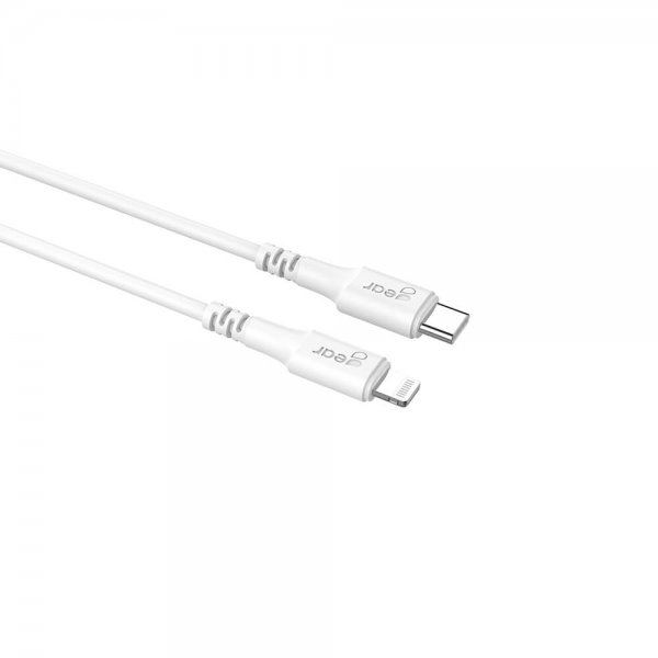 Gear USB-C–Lightning-kaapeli MFI 0,5 m Valkoinen