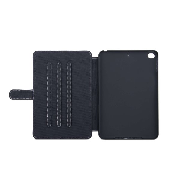 Onsala iPad Mini 2019 (5. sukupolvi) Kotelo, aitoa nahkaa, musta