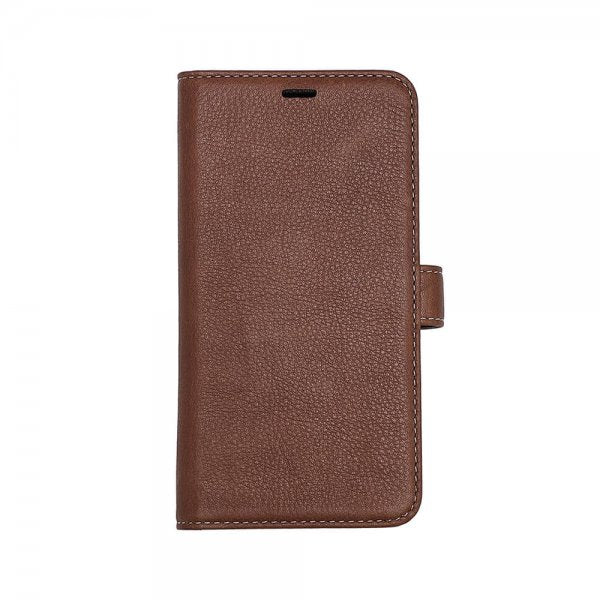 Onsala iPhone 11 Pro Max -kotelo aitoa nahkaa, ruskea