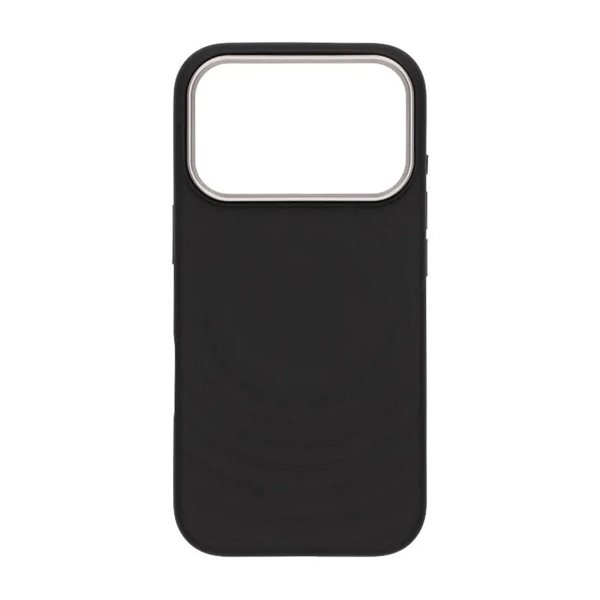 iPhone 17 Pro Silikonkuori MagSafe Musta