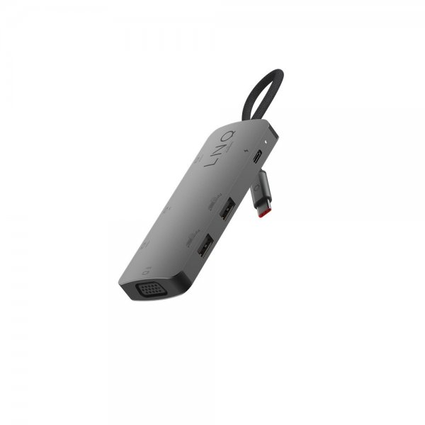 LINQ by Elements 7 in 1 Pro MST USB-C-moniporttihubi