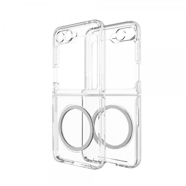 ZAGG Samsung Galaxy Z Flip 6/Flip 7 FE kuori Bridgetown Snap läpinäkyvä