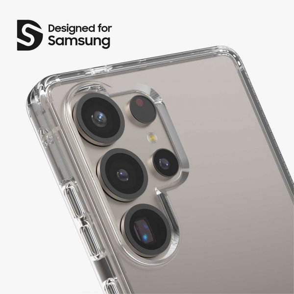ZAGG Samsung Galaxy S25 Ultra Crystal Palace -suojakuori läpinäkyvä