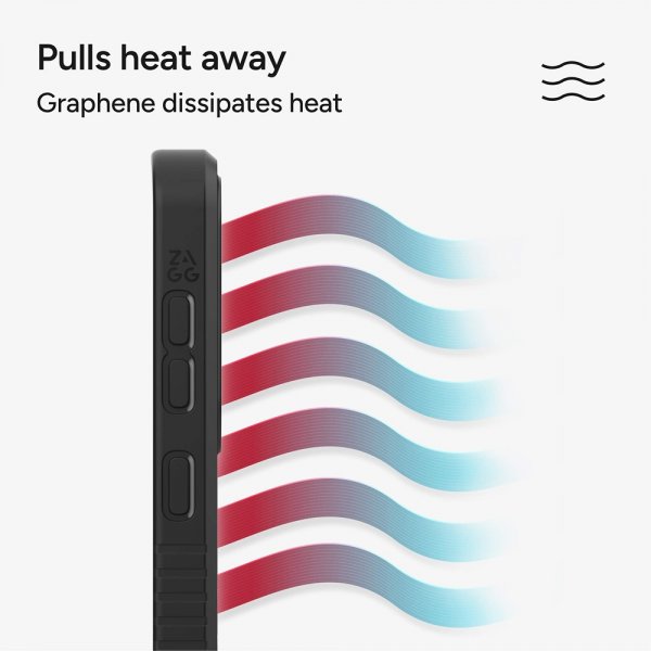 ZAGG Samsung Galaxy S25 -kuori Denali Kickstand Musta