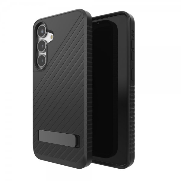 ZAGG Samsung Galaxy S25 Plus -suojakuori Denali Kickstand Musta