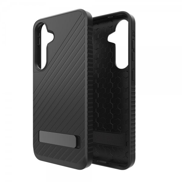 ZAGG Samsung Galaxy S25 Plus -suojakuori Denali Kickstand Musta