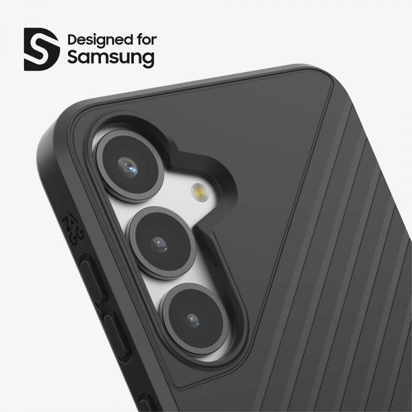 ZAGG Samsung Galaxy S25 Plus -suojakuori Denali Kickstand Musta