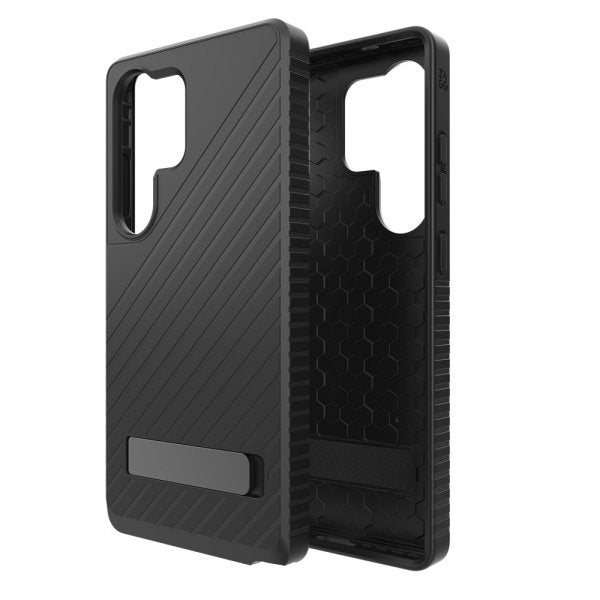ZAGG Samsung Galaxy S25 Ultra -kuori Denali Kickstand, musta