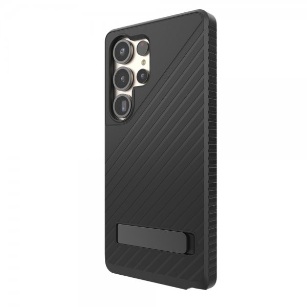 ZAGG Samsung Galaxy S25 Ultra -kuori Denali Kickstand, musta