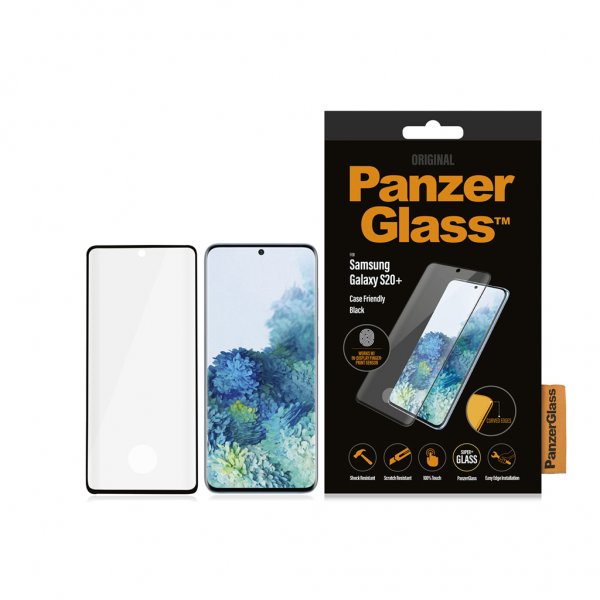PanzerGlass Samsung Galaxy S20 Plus -näytönsuoja, CaseFriendly, sormenjälki