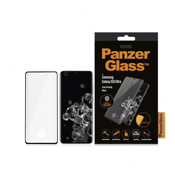 PanzerGlass Samsung Galaxy S20 Ultra Näytönsuoja CaseFriendly Fingerprint
