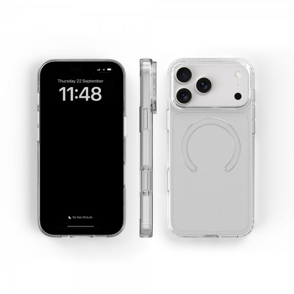 agood company iPhone 17 Pro Max -kuori CLRPRTCT Läpinäkyvä