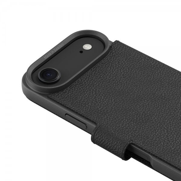 agood company iPhone Air -lompakkokotelo, pyöreä, musta