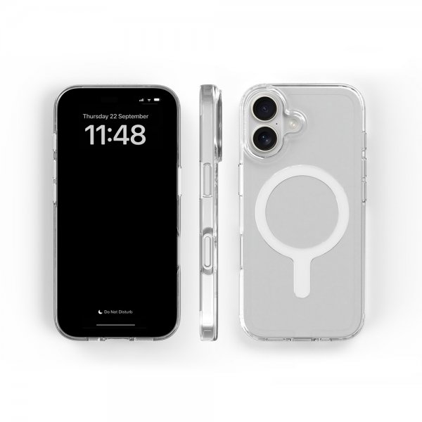 agood company iPhone 17 -suojakuori CLRPRTCT MagSafe läpinäkyvä