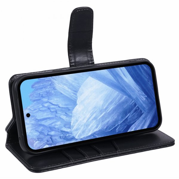 Nordic Covers Google Pixel 8a - Essential Leather - Raven Black