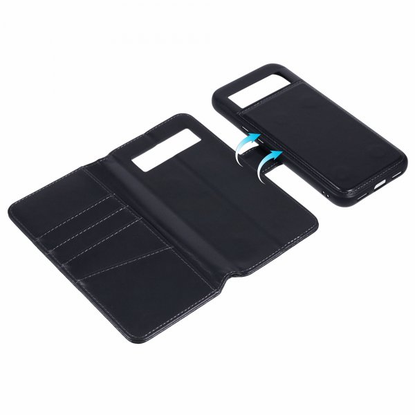 Nordic Covers Google Pixel 8a - MagLeather Suojakuori, Raven Black