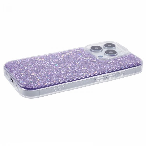 Nordic Covers iPhone 16 Pro Max -kuori, Sparkle Series, liila