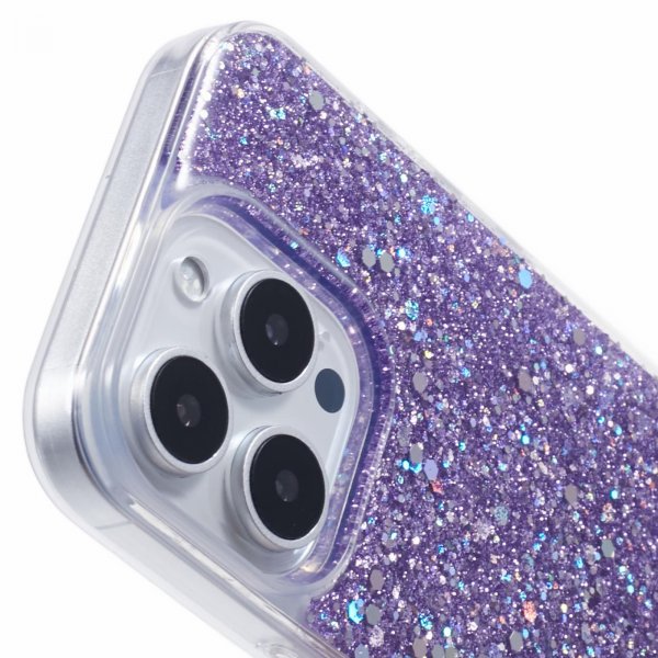 Nordic Covers iPhone 16 Pro Max -kuori, Sparkle Series, liila