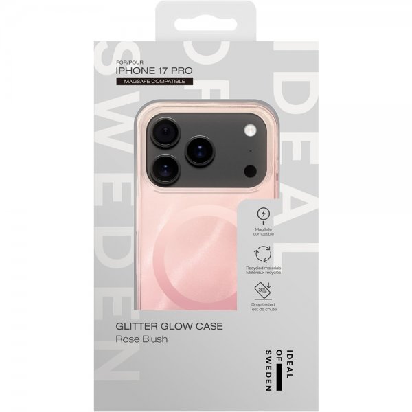 Ideal of Sweden iPhone 17 Pro -kuori Clear Case MagSafe Rose Blush