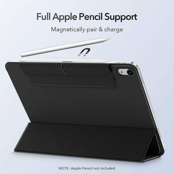 ESR iPad Air 10.9 (sukupolvet 4/5) Rebound Magnetic -kotelo, musta