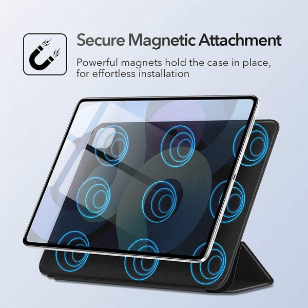ESR iPad Air 10.9 (sukupolvet 4/5) Rebound Magnetic -kotelo, musta