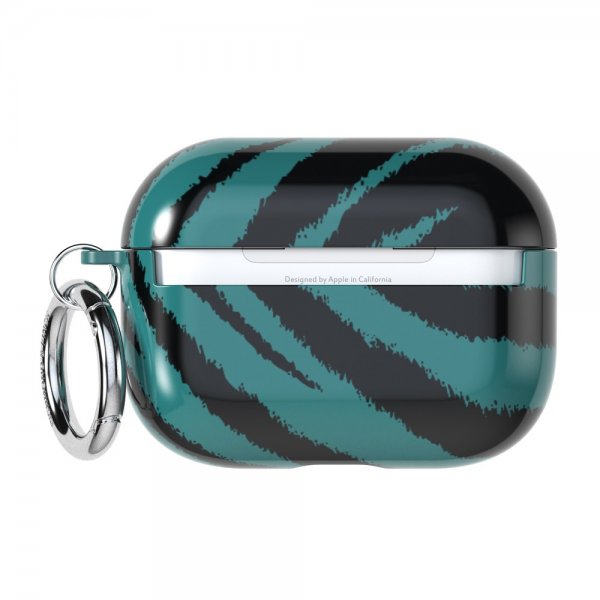 Richmond & Finch AirPods Pro -kotelo Emerald Zebra