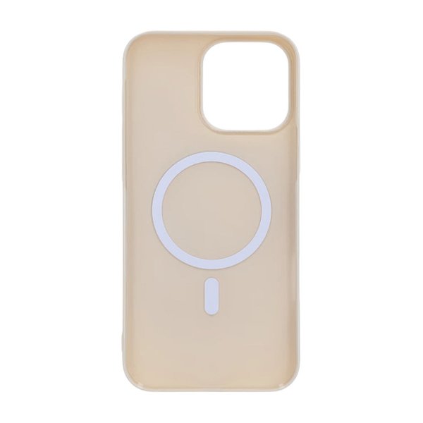iPhone 16 Pro Max Kuori TPU MagSafe Kiiltävä Valkoinen