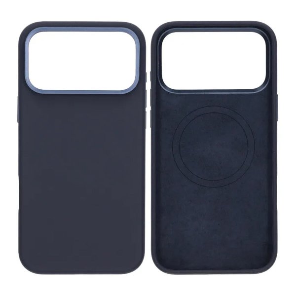 iPhone 17 Pro Max Kuori Silikoni MagSafe Sininen