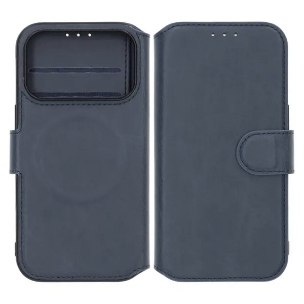 Rvelon iPhone 17 Pro Kotelo 4 Korttipaikkaa MagSafe Sininen