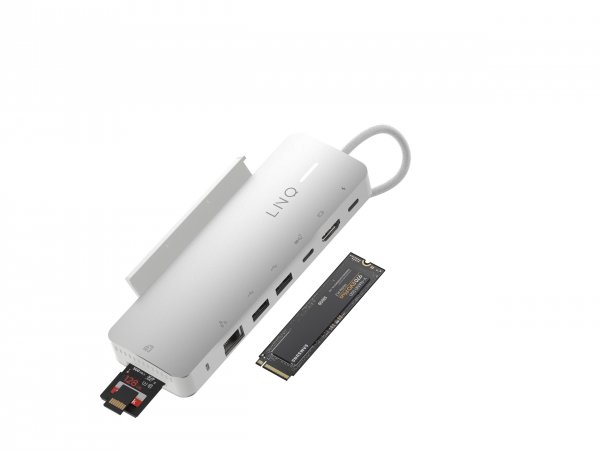 LINQ by Elements 9in1 Pro SSD 140W USB-C -moniporttihubi