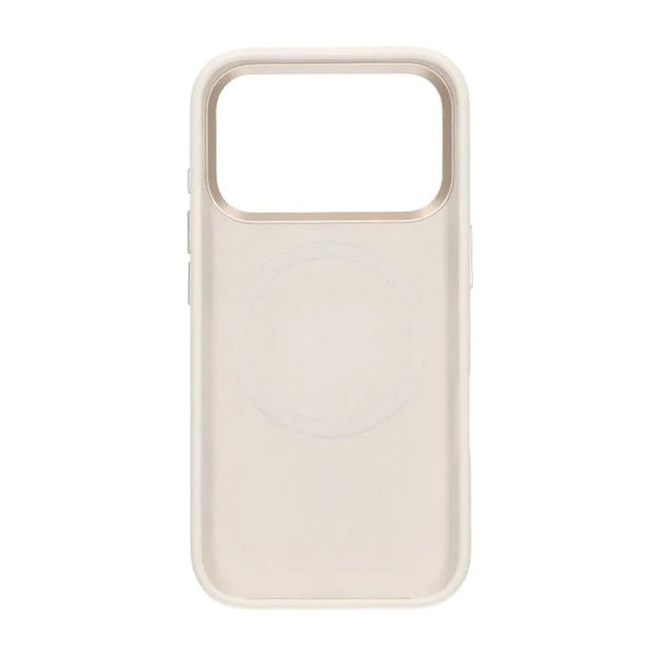 iPhone 17 Pro Silikonkuori MagSafen Jalustalla Valkoinen