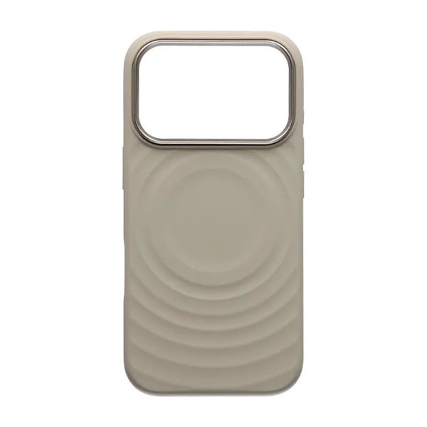 iPhone 17 Pro Silikonikuori MagSafella, beige