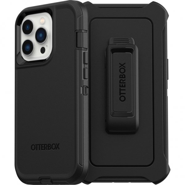 Otterbox iPhone 13 Pro Defender -suojakuori, musta
