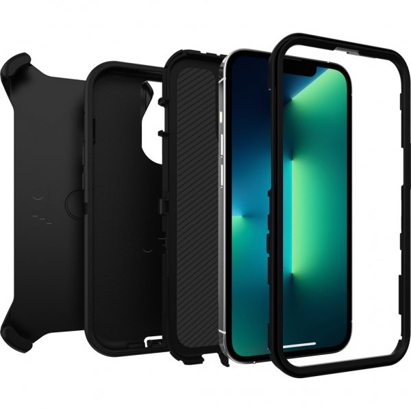 Otterbox iPhone 13 Pro Defender -suojakuori, musta
