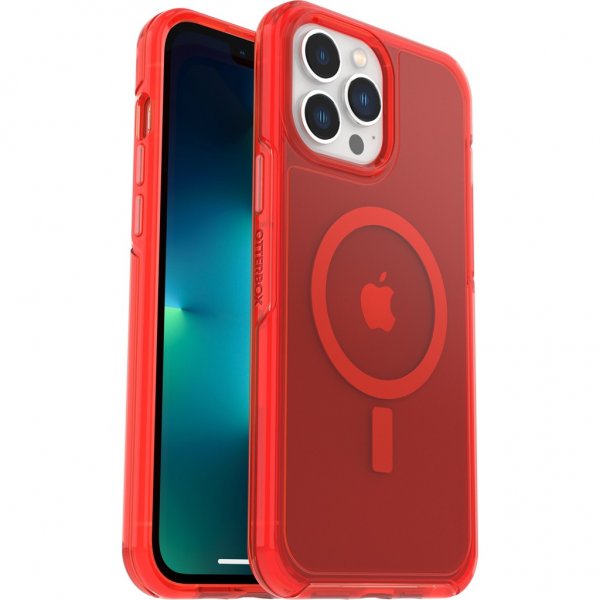 Otterbox iPhone 13 Pro Max -suojakuori Symmetry Plus Clear In The Red