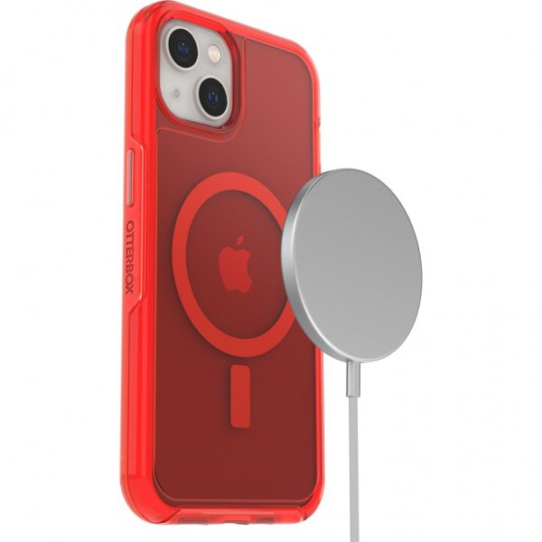 Otterbox iPhone 13 -kuori, Symmetry Plus Clear In The Red