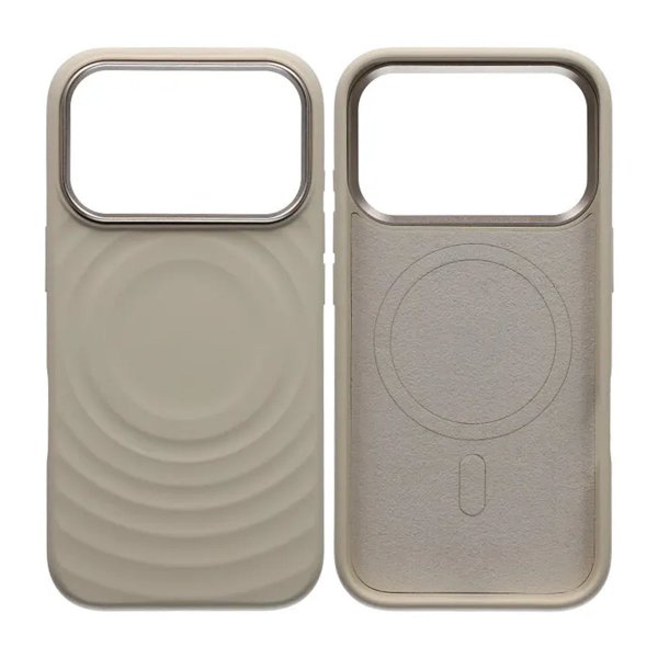 iPhone 17 Pro Silikonikuori MagSafella, beige