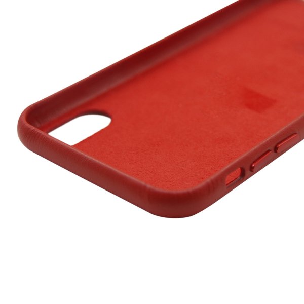 iPhone X/iPhone Xs Nahkakuori Punainen