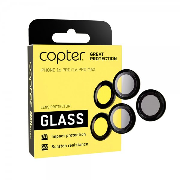 Copter iPhone 16 Pro/iPhone 16 Pro Max Kameran suoja Exoglass Lens Protector