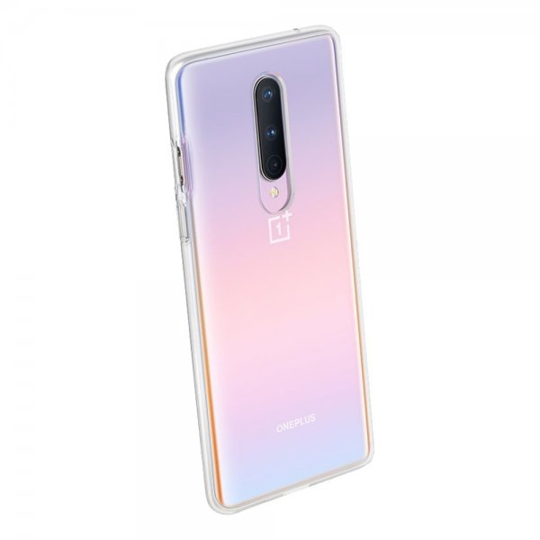OnePlus 8 Alkuperäinen Kuori Bumper Case Läpinäkyvä