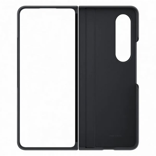 Samsung Original Galaxy Z Fold 4 Kuori Slim Standing Cover Musta