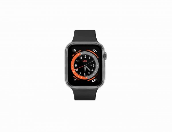Kiinteä Apple Watch 44mm Kuori Integroidulla näytönsuojalla PURE