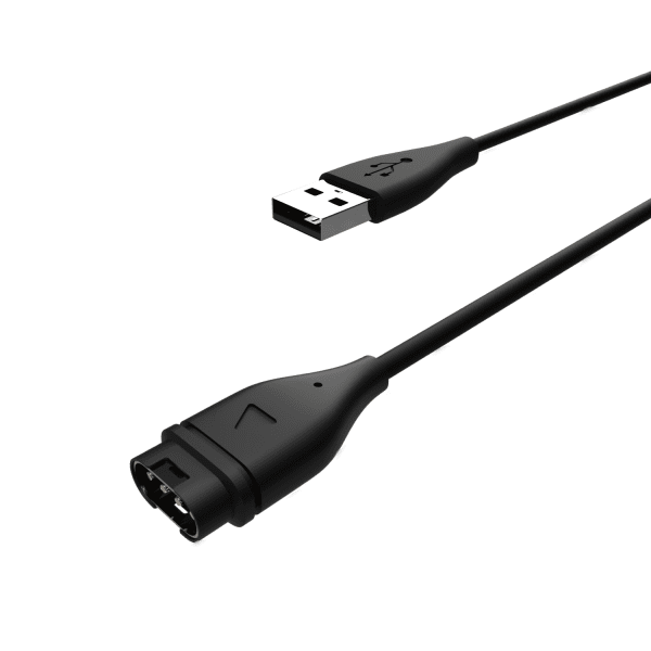 Kiinteä Garmin-älykellon latauskaapeli USB-A 1m musta