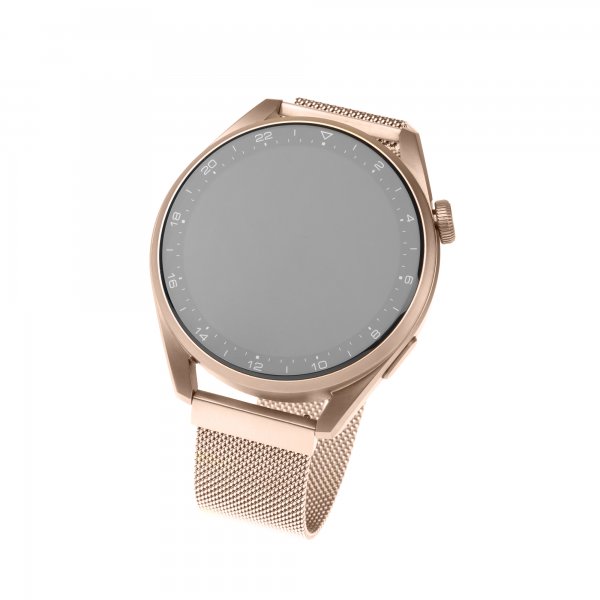 Kiinteä Samsung Galaxy Watch 22mm Mesh-ranneke Ruusukulta